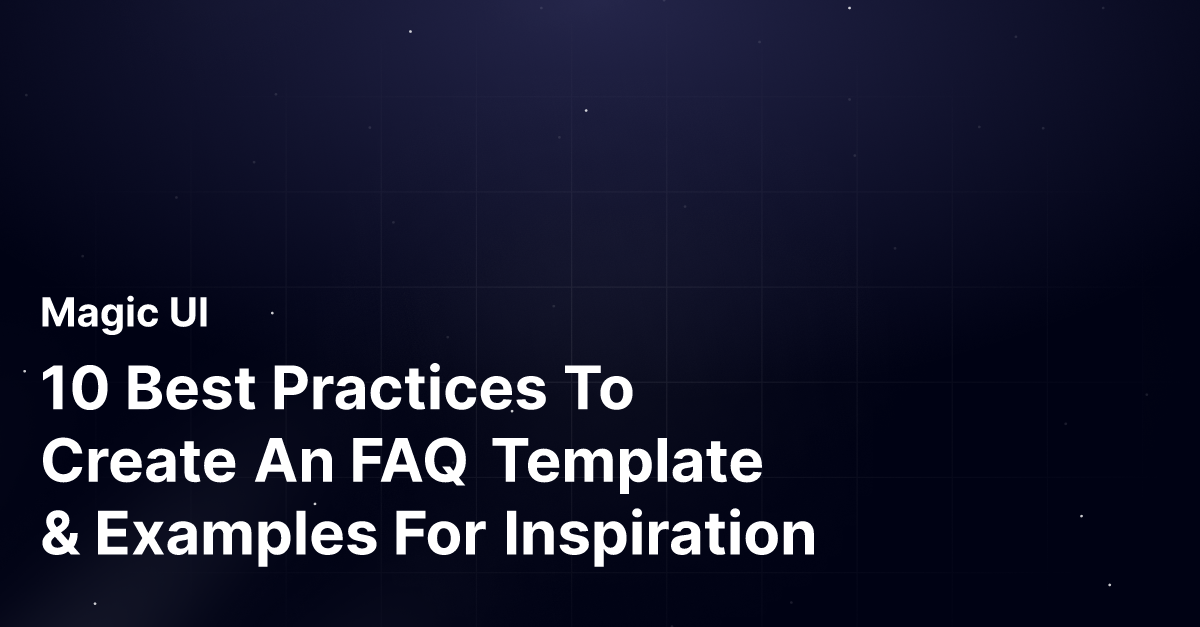 faq design ideas